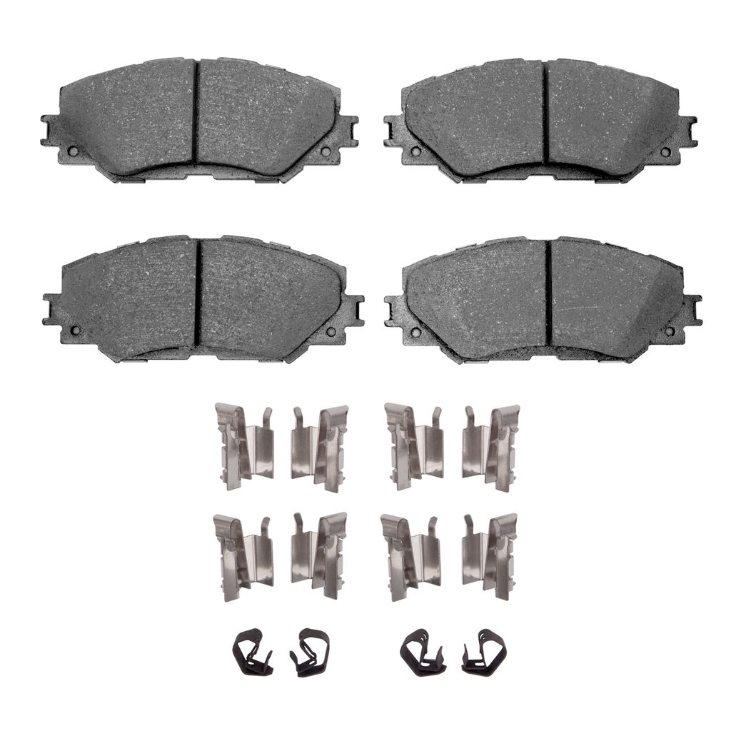 Dynamic Friction 4000-1210-01 - HybriDynamic Brake Pads Hardware Kit