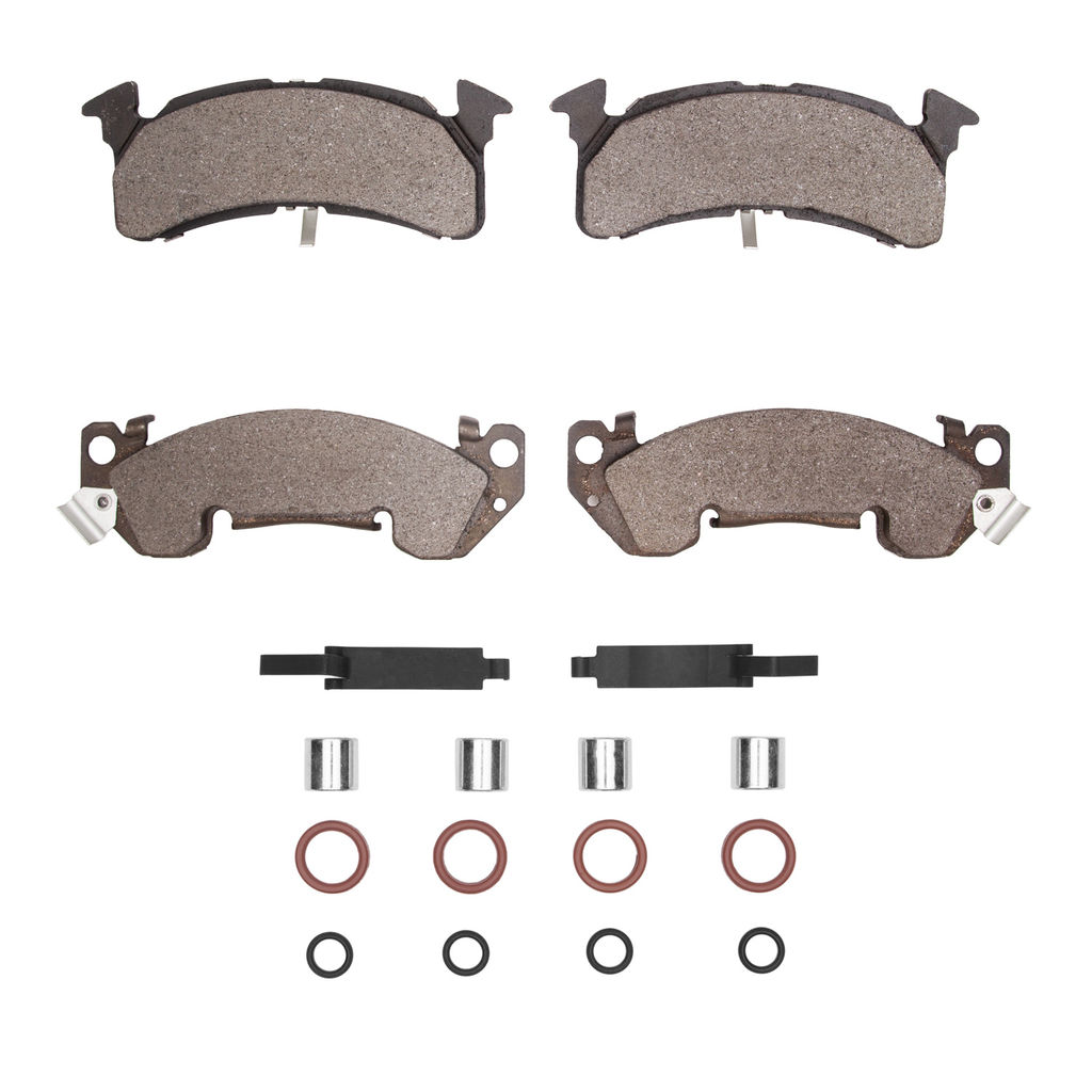 Dynamic Friction 4000-0153-01 - HybriDynamic Brake Pads Hardware Kit