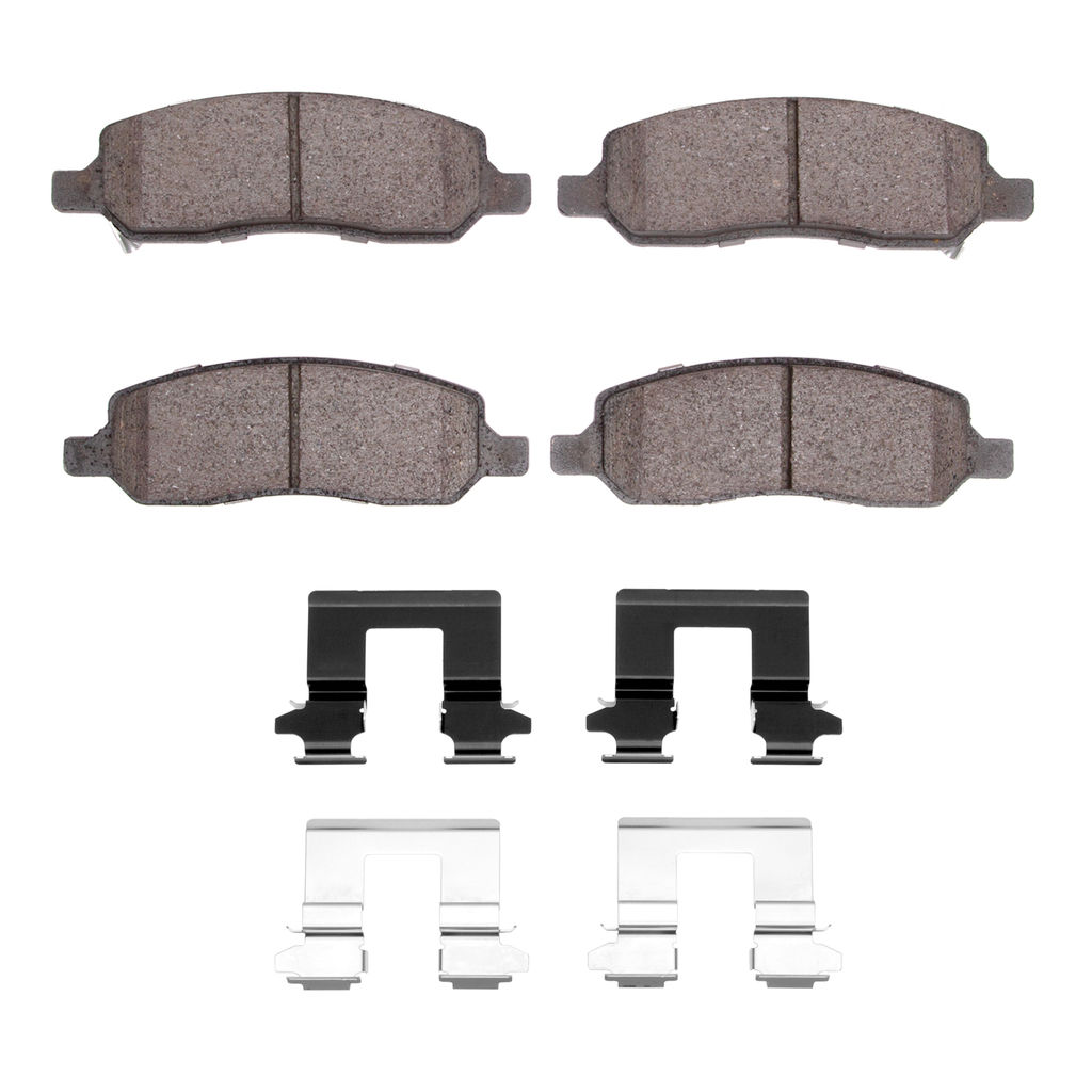 Dynamic Friction 4000-1172-01 - HybriDynamic Brake Pads Hardware Kit