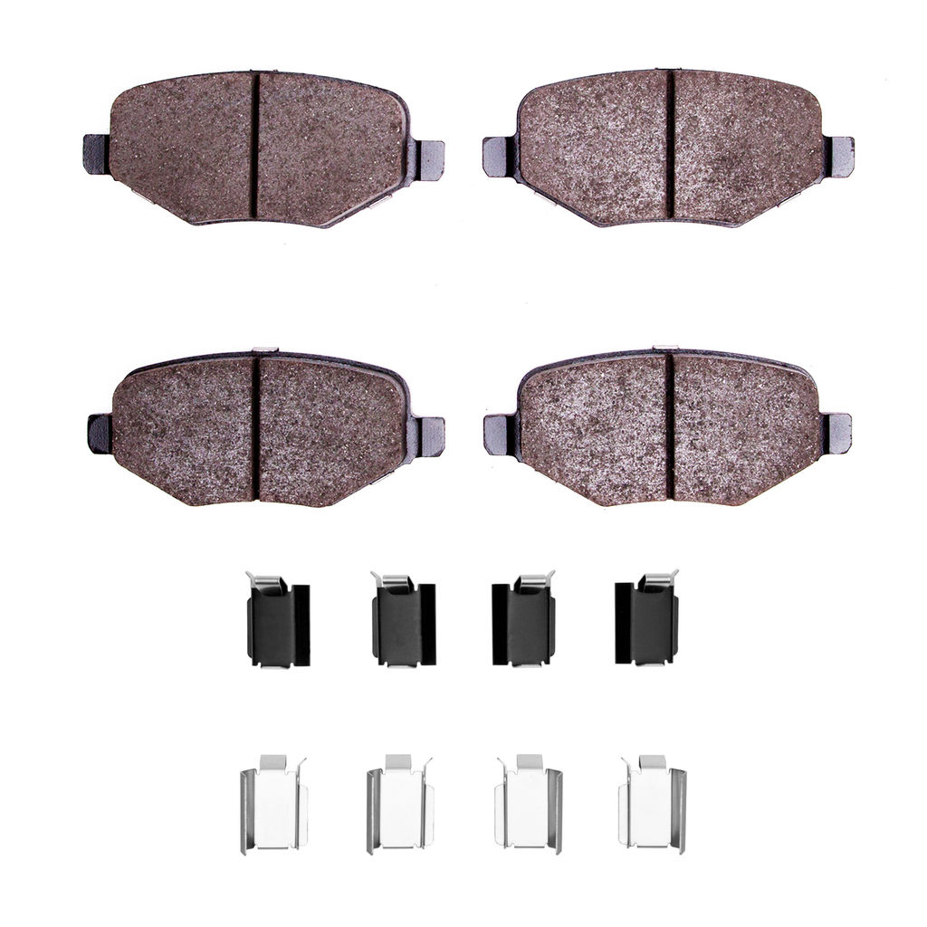 Dynamic Friction 4000-1377-01 - HybriDynamic Brake Pads Hardware Kit