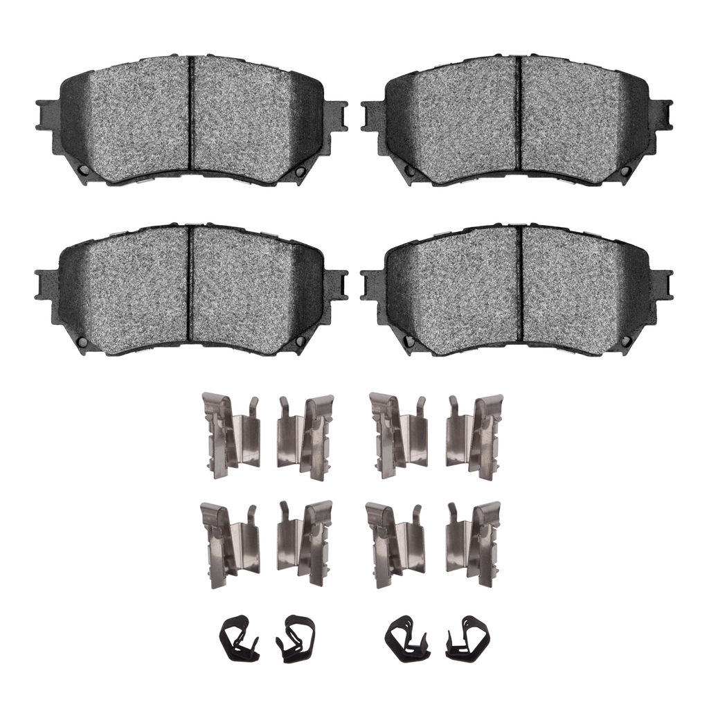 Dynamic Friction 4000-1711-01 - HybriDynamic Brake Pads Hardware Kit