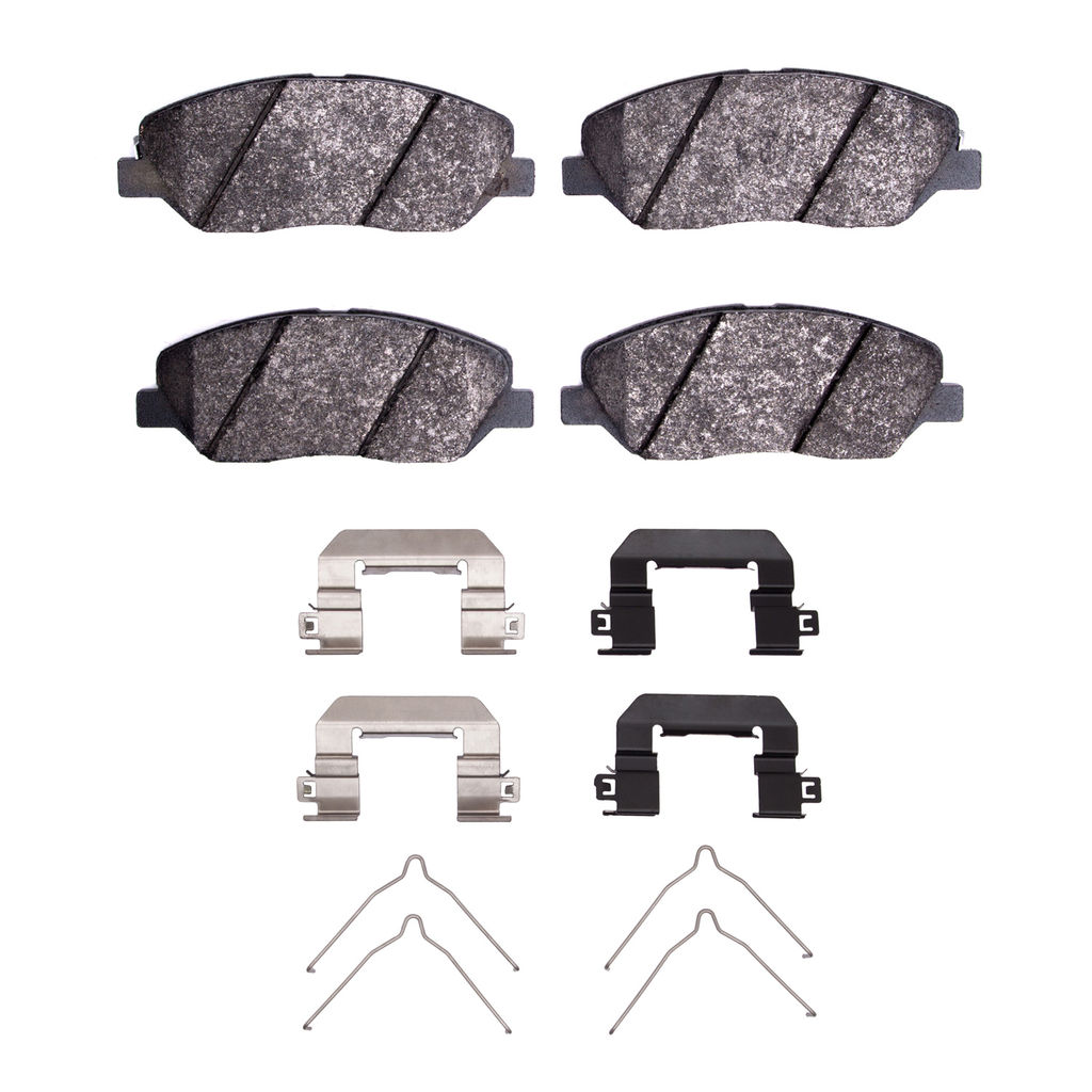 Dynamic Friction 4000-1917-01 - HybriDynamic Brake Pads Hardware Kit