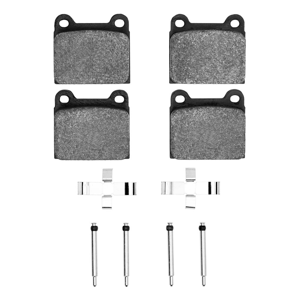 Dynamic Friction 4000-0031-08 - HybriDynamic Brake Pads Hardware Kit