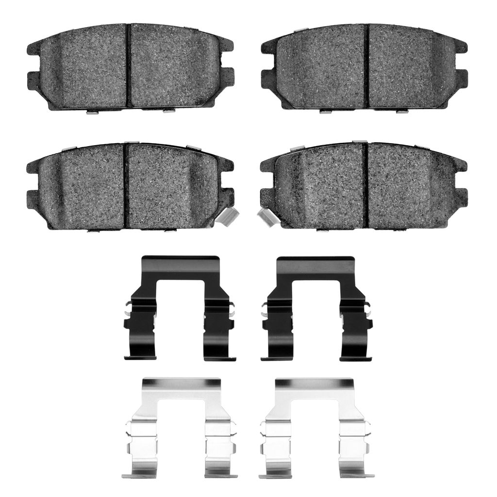 Dynamic Friction 4000-0532-02 - HybriDynamic Brake Pads Hardware Kit