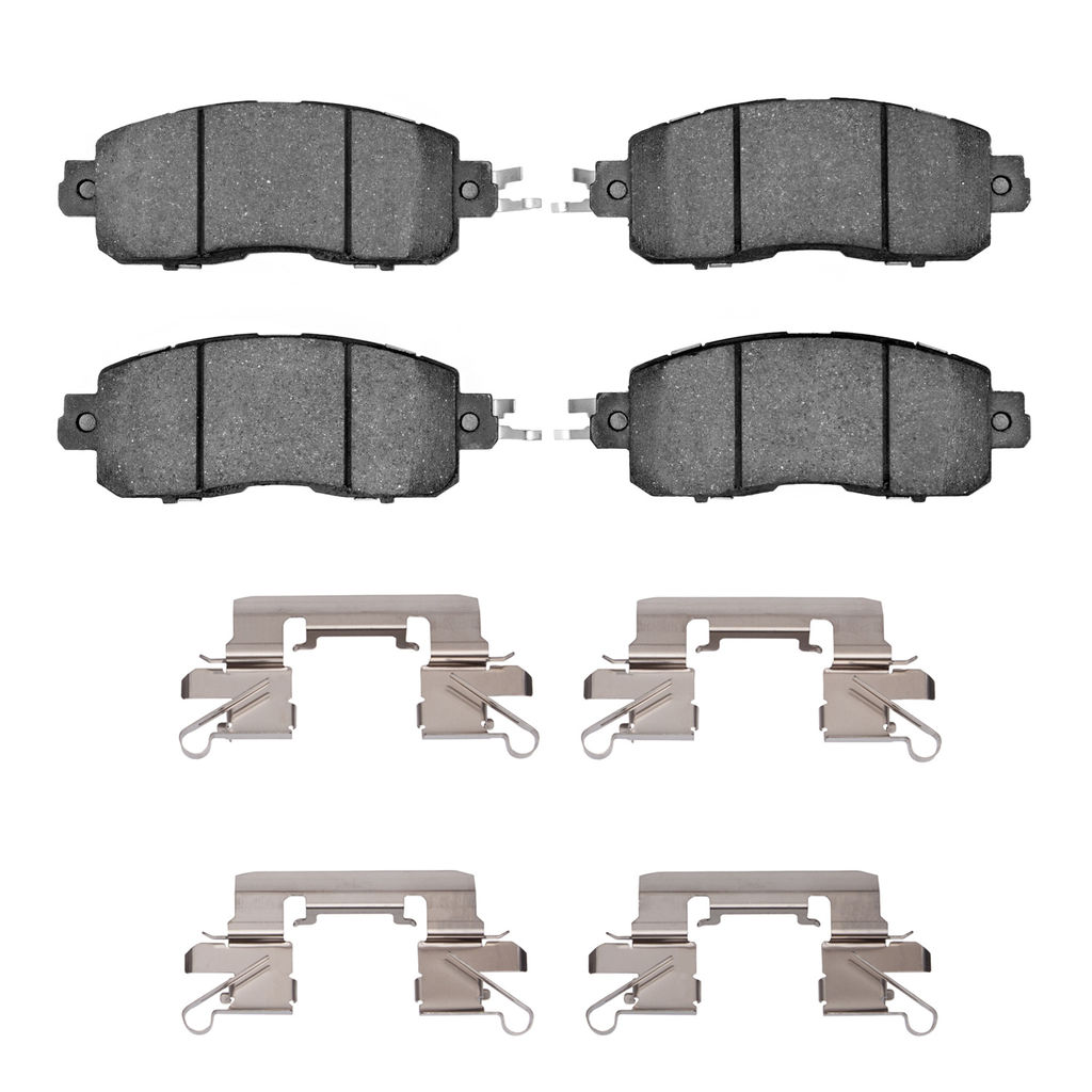 Dynamic Friction 4000-1650-01 - HybriDynamic Brake Pads Hardware Kit