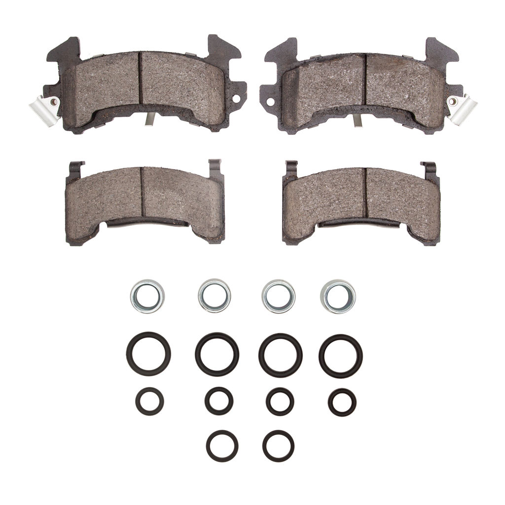 Dynamic Friction 4000-0202-02 - HybriDynamic Brake Pads Hardware Kit