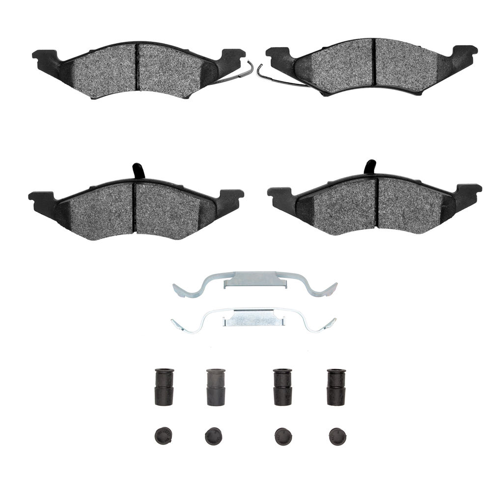 Dynamic Friction 4000-0257-02 - HybriDynamic Brake Pads Hardware Kit