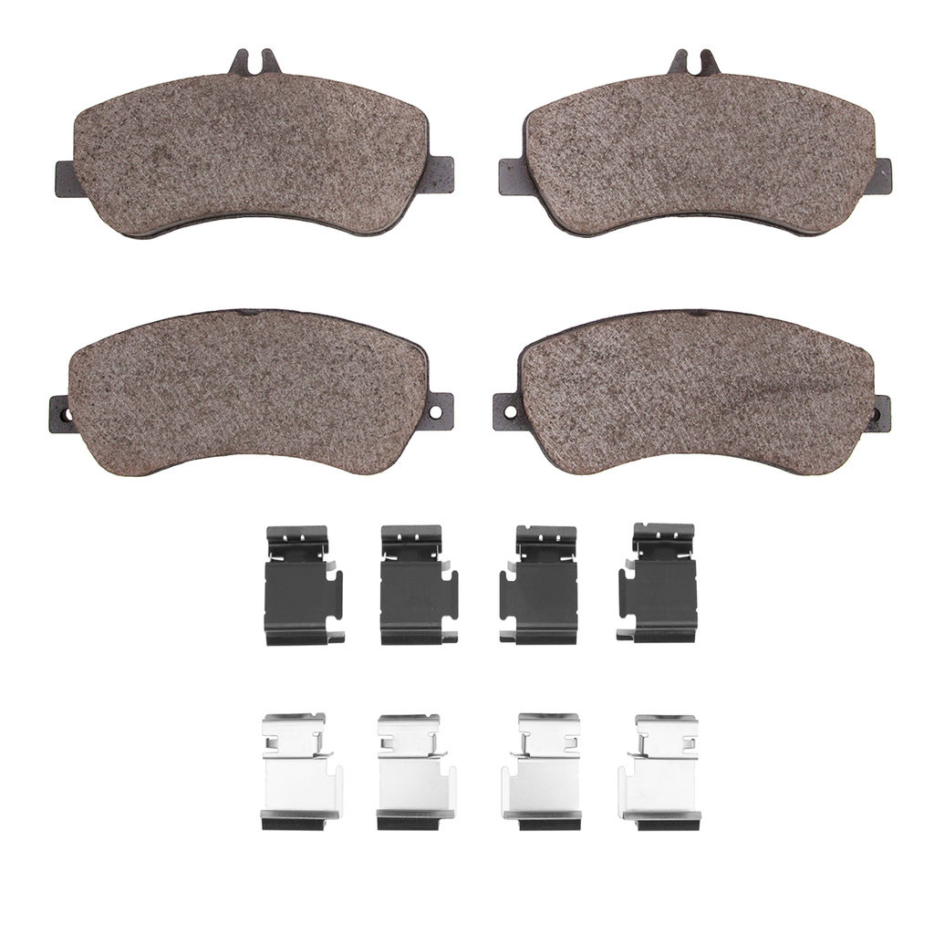 Dynamic Friction 4000-1406-01 - HybriDynamic Brake Pads Hardware Kit