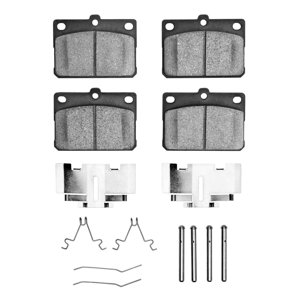 Dynamic Friction 4000-0101-02 - HybriDynamic Brake Pads Hardware Kit