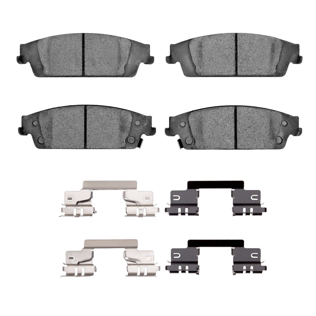 Dynamic Friction 4000-1194-12 - HybriDynamic Brake Pads Hardware Kit