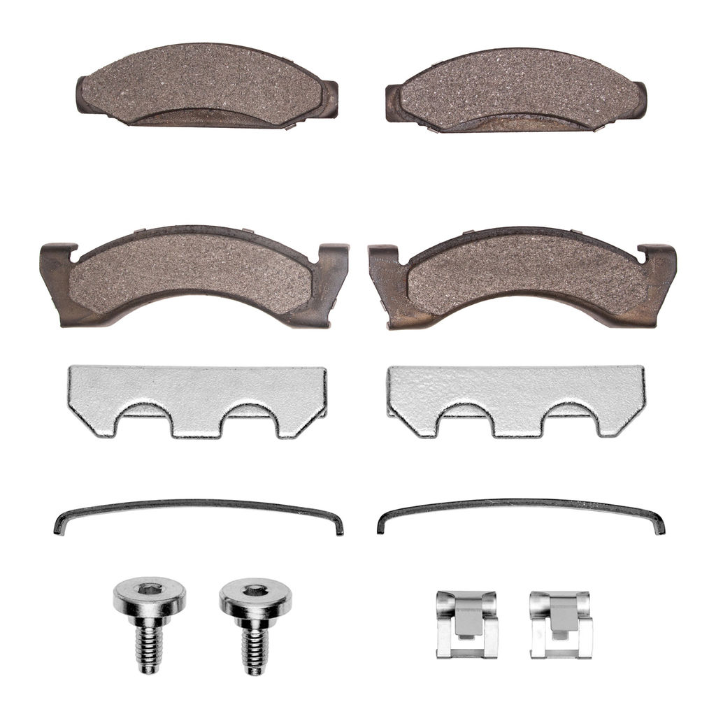 Dynamic Friction 4000-0090-01 - HybriDynamic Brake Pads Hardware Kit