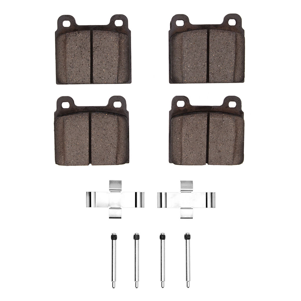 Dynamic Friction 4000-0045-12 - HybriDynamic Brake Pads Hardware Kit