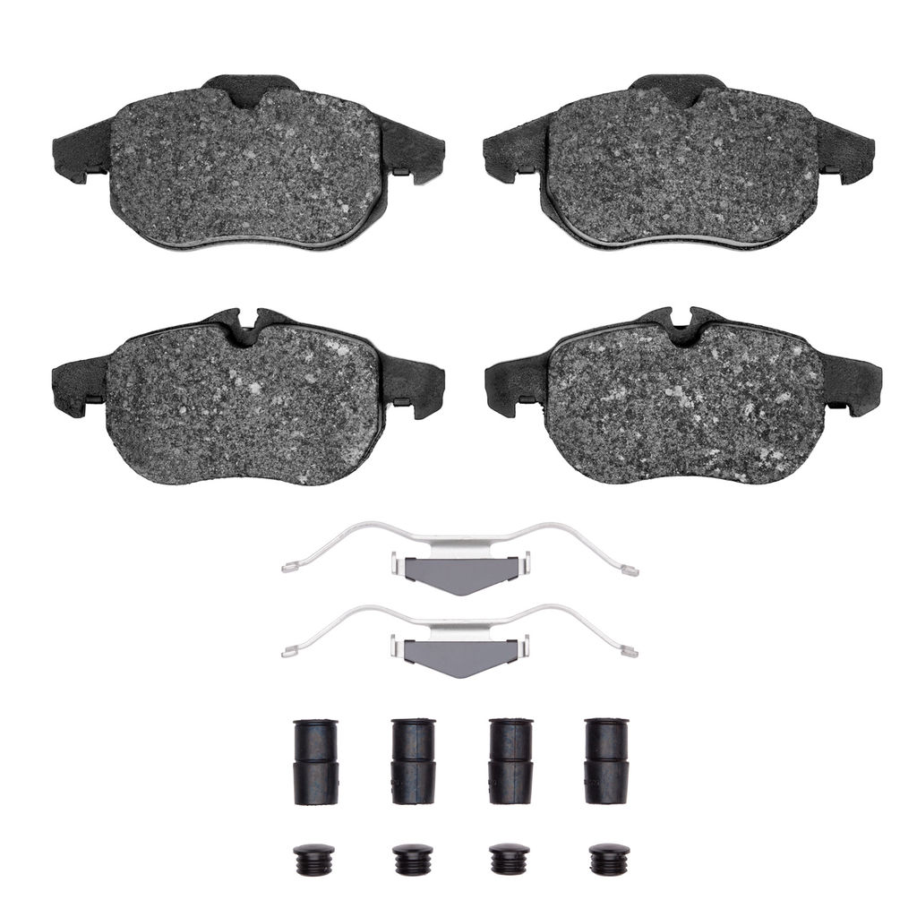 Dynamic Friction 4000-0972-03 - HybriDynamic Brake Pads Hardware Kit