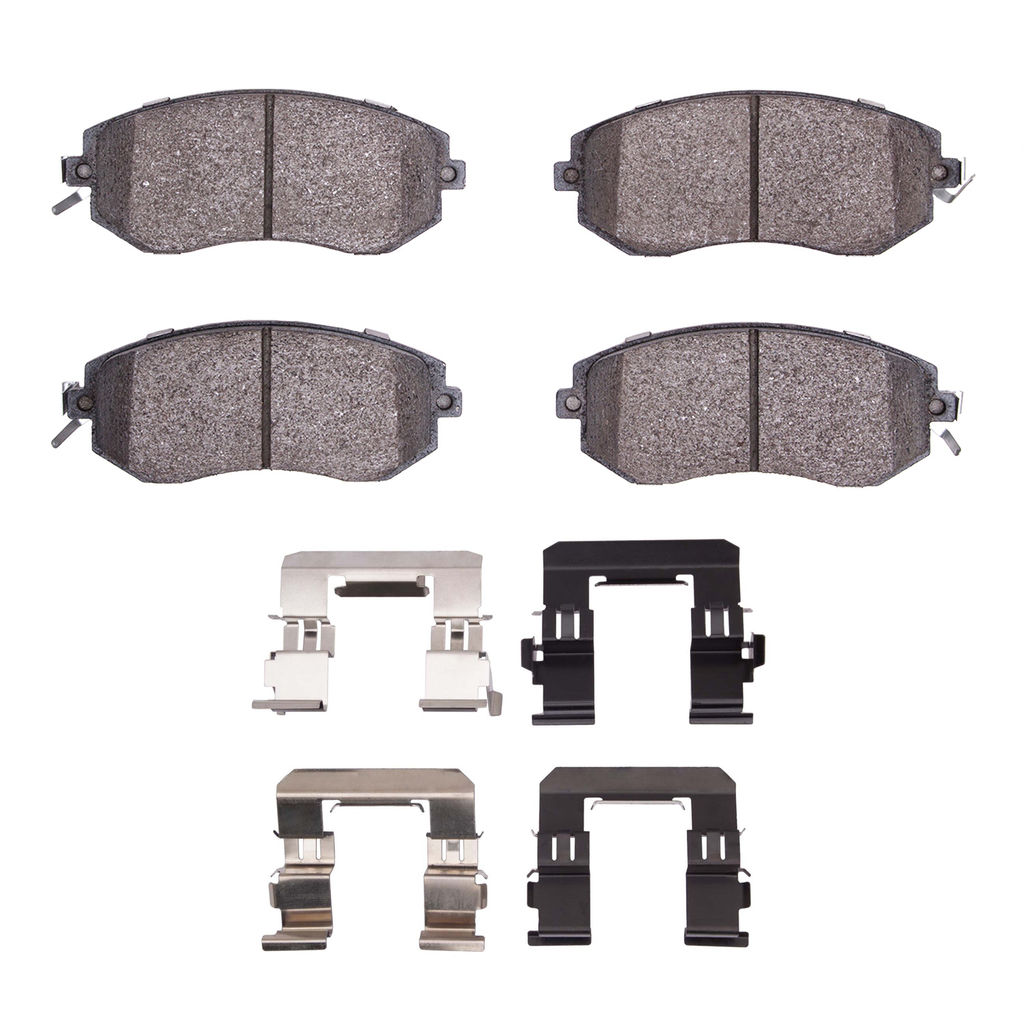 Dynamic Friction 4000-1539-01 - HybriDynamic Brake Pads Hardware Kit