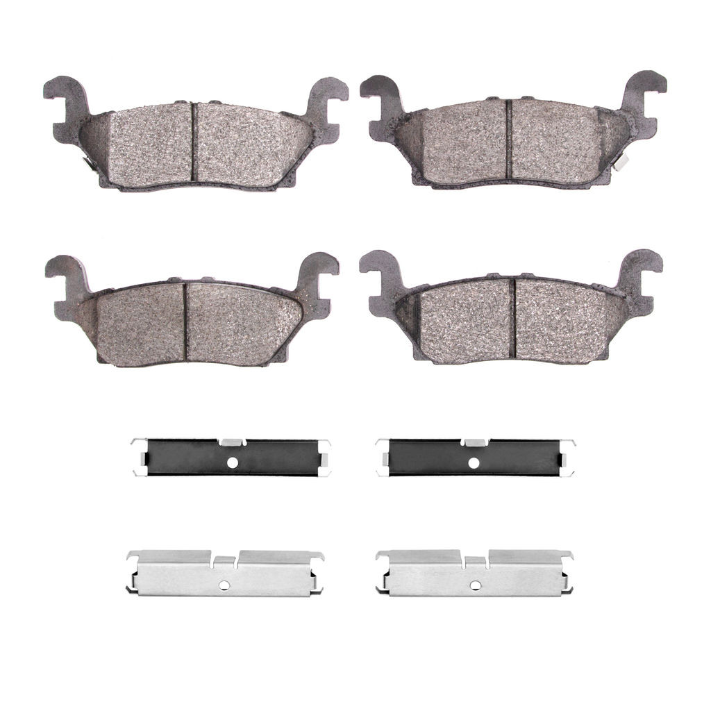 Dynamic Friction 4000-1120-01 - HybriDynamic Brake Pads Hardware Kit