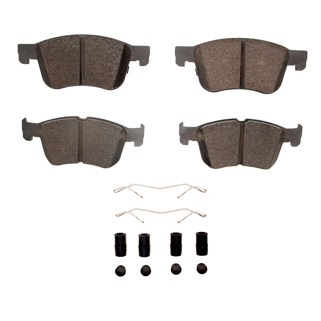Dynamic Friction 1552-2300-01 - 5000 Advance Brake Pads With Hardware Kit