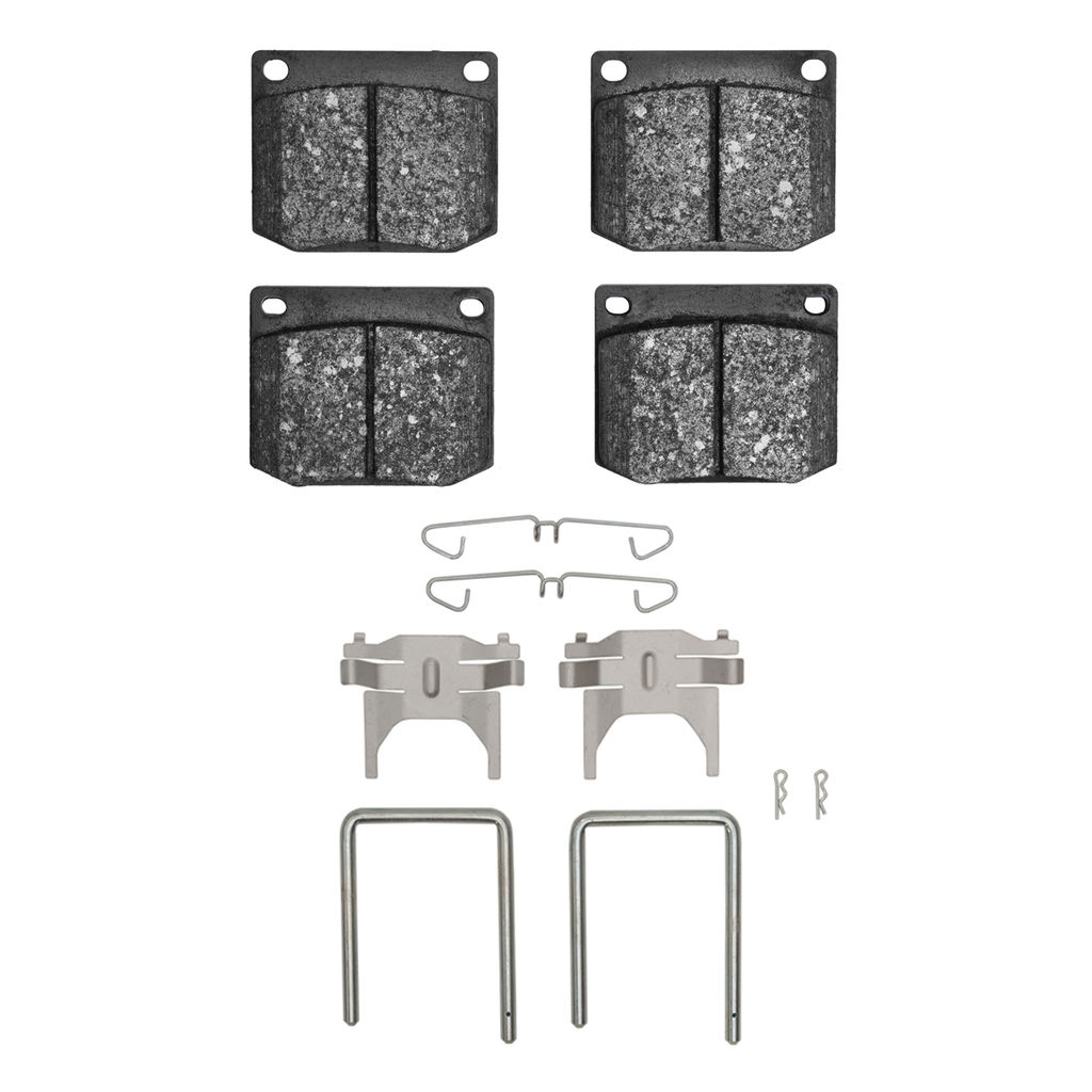 Dynamic Friction 4000-0002-03 - HybriDynamic Brake Pads Hardware Kit