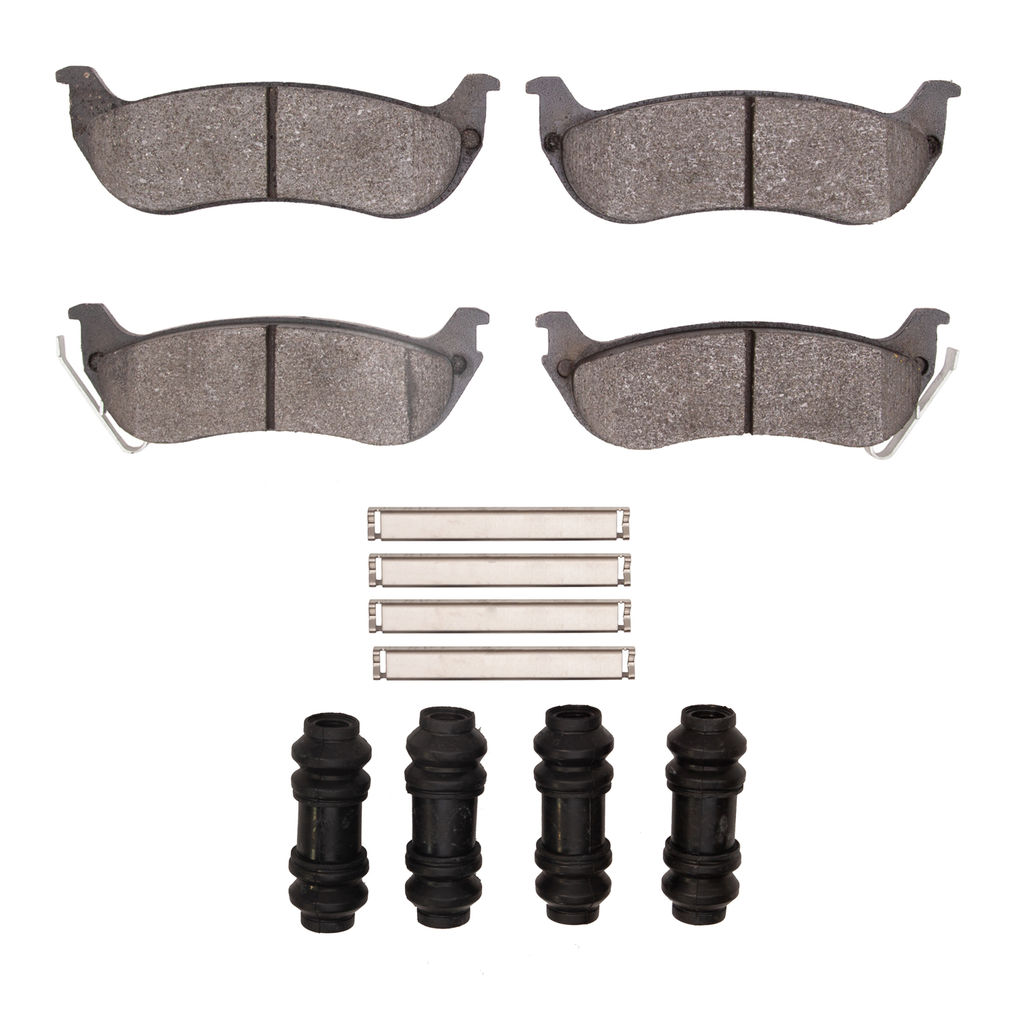 Dynamic Friction 4000-0998-01 - HybriDynamic Brake Pads Hardware Kit