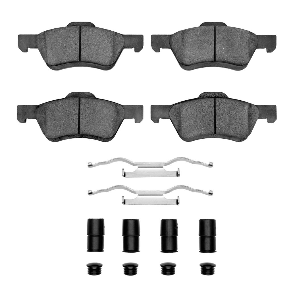 Dynamic Friction 4000-1047-32 - HybriDynamic Brake Pads Hardware Kit