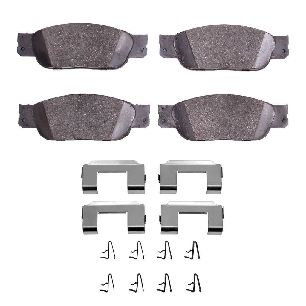 Dynamic Friction 4000-0805-01 - HybriDynamic Brake Pads Hardware Kit