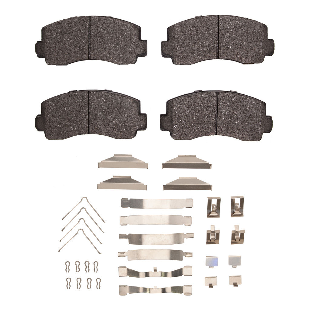 Dynamic Friction 4000-0195-03 - HybriDynamic Brake Pads Hardware Kit