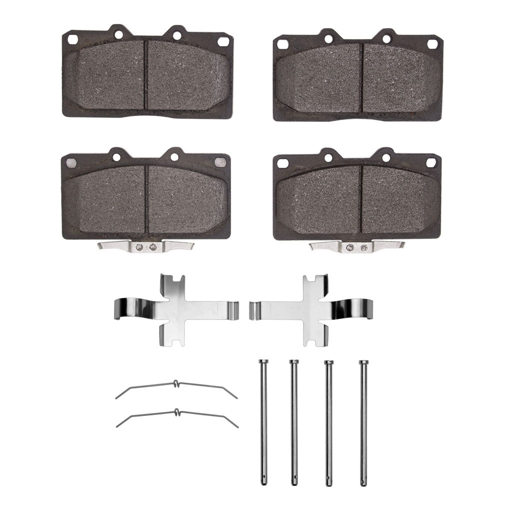 Dynamic Friction 4000-0531-01 - HybriDynamic Brake Pads Hardware Kit