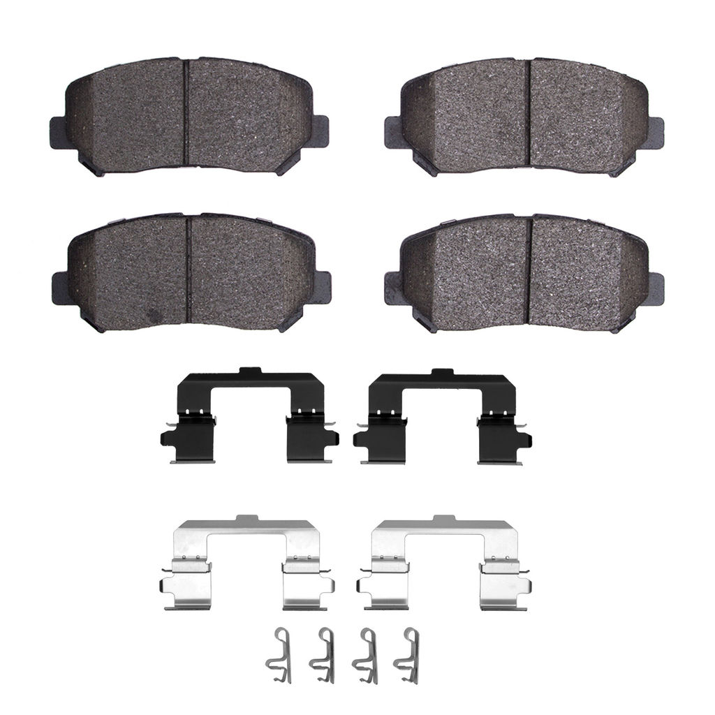 Dynamic Friction 4000-1623-01 - HybriDynamic Brake Pads Hardware Kit