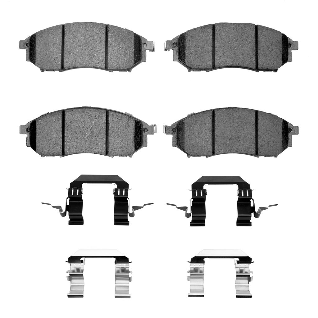 Dynamic Friction 4000-0888-01 - HybriDynamic Brake Pads Hardware Kit
