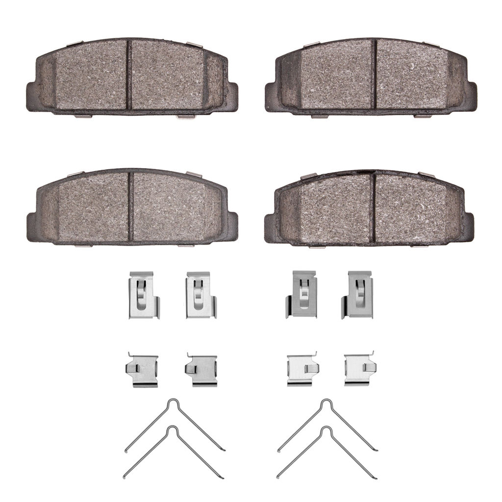 Dynamic Friction 4000-0144-02 - HybriDynamic Brake Pads Hardware Kit