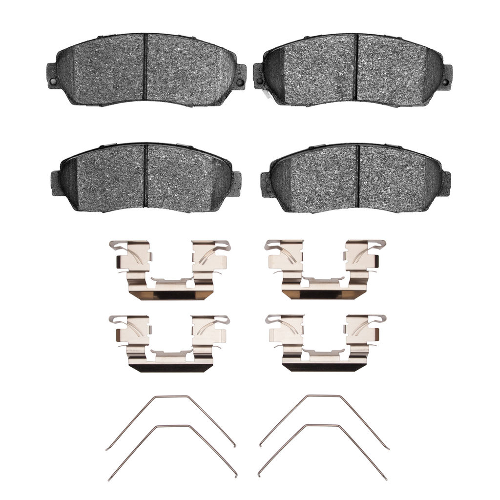 Dynamic Friction 4000-1521-01 - HybriDynamic Brake Pads Hardware Kit