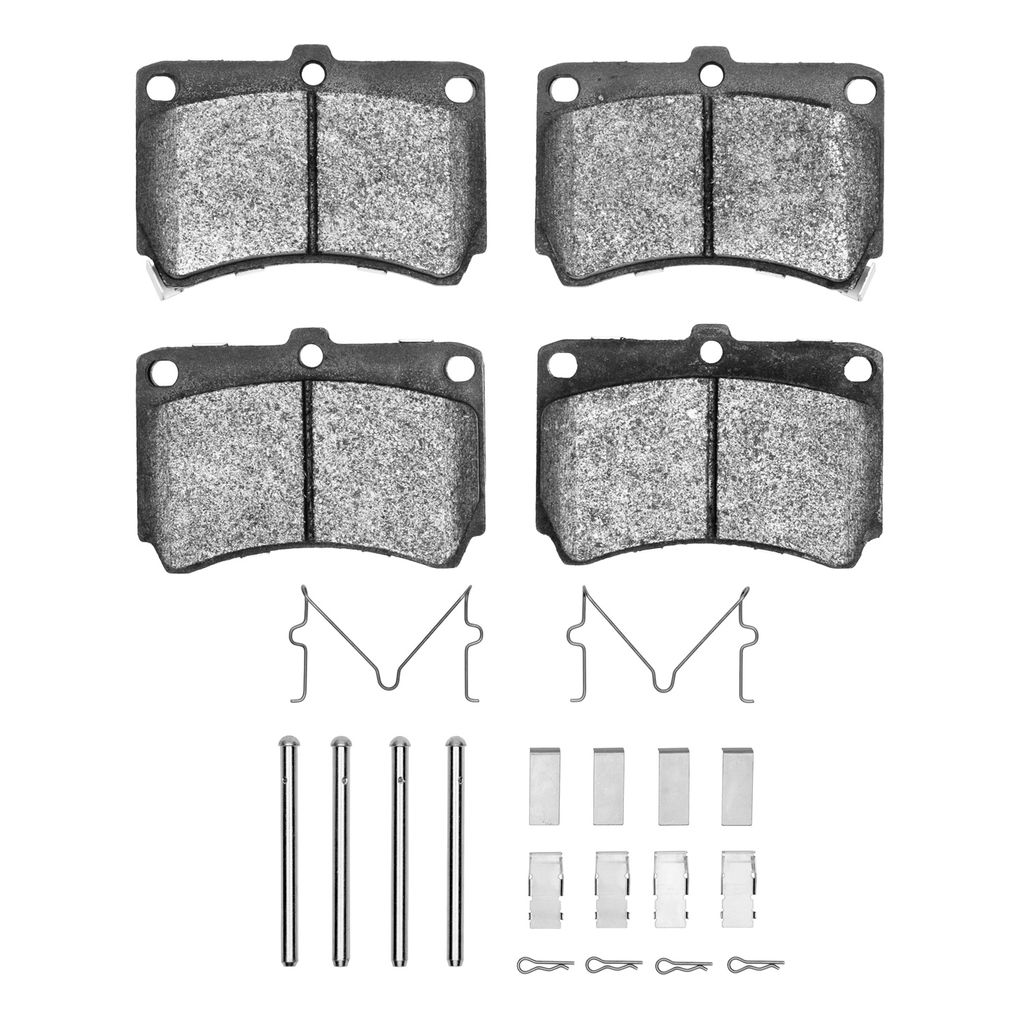Dynamic Friction 4000-0466-01 - HybriDynamic Brake Pads Hardware Kit