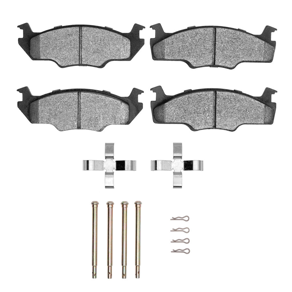 Dynamic Friction 4000-0206-01 - HybriDynamic Brake Pads Hardware Kit