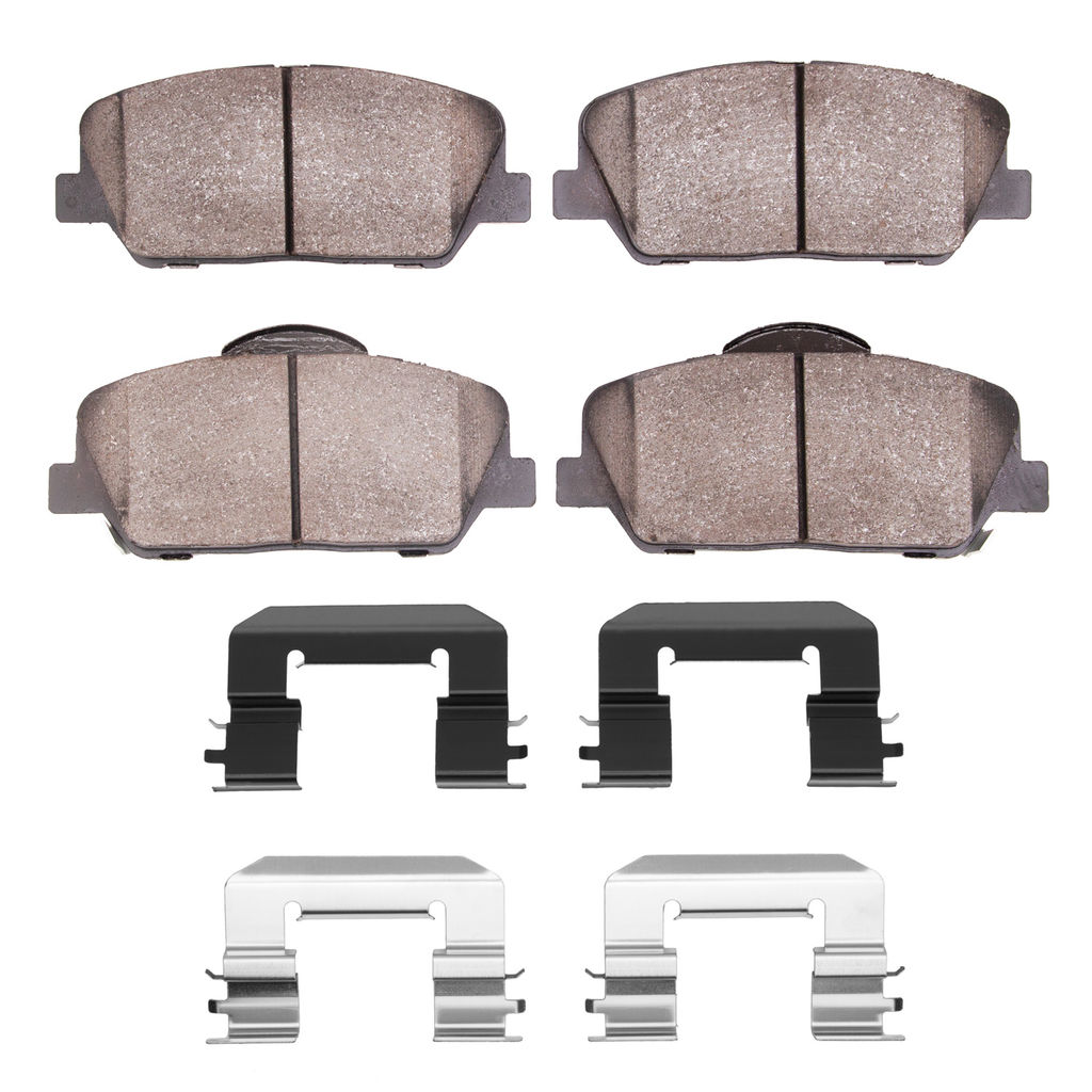 Dynamic Friction 4000-1413-02 - HybriDynamic Brake Pads Hardware Kit
