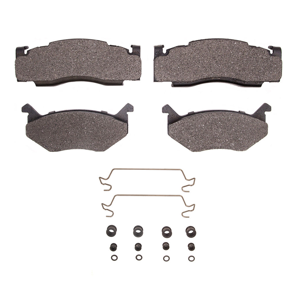 Dynamic Friction 4000-0084-02 - HybriDynamic Brake Pads Hardware Kit