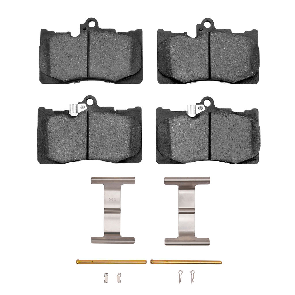 Dynamic Friction 4000-1118-01 - HybriDynamic Brake Pads Hardware Kit
