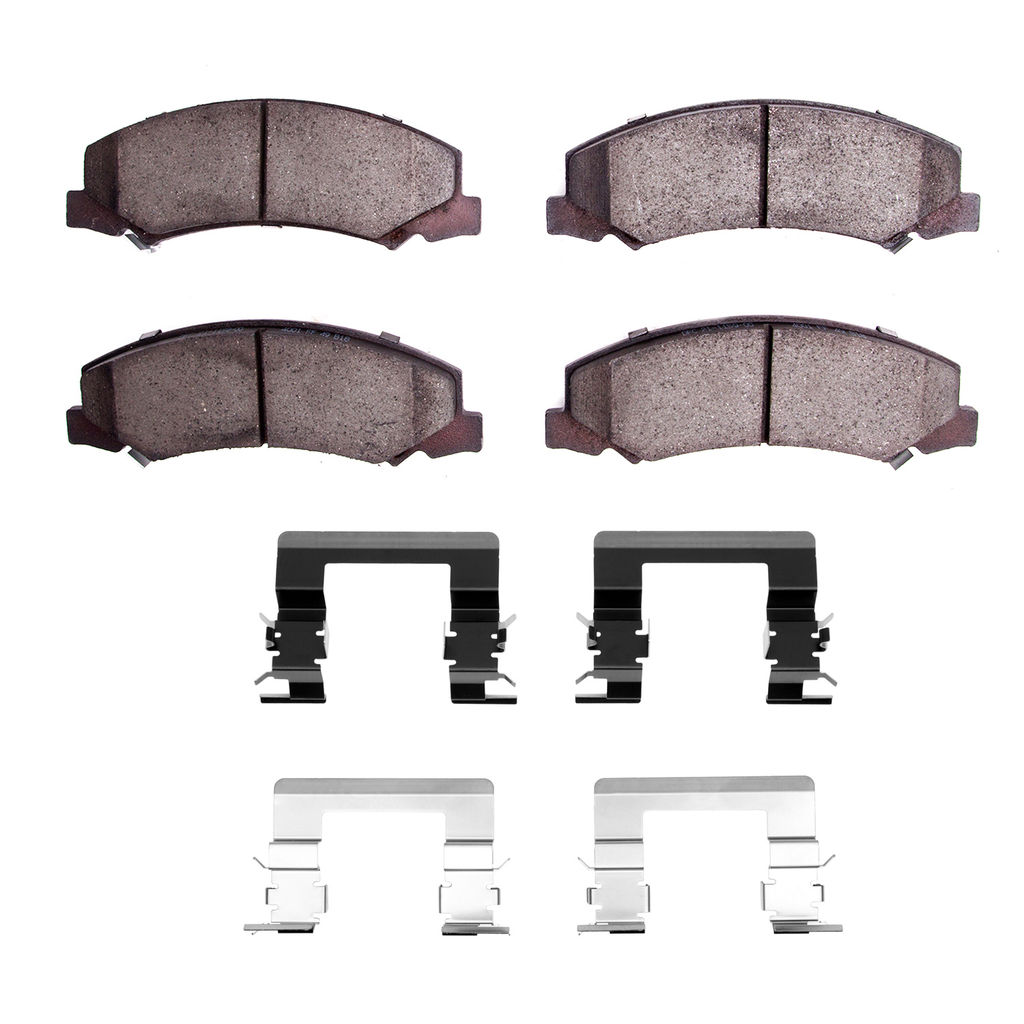 Dynamic Friction 4000-1159-01 - HybriDynamic Brake Pads Hardware Kit