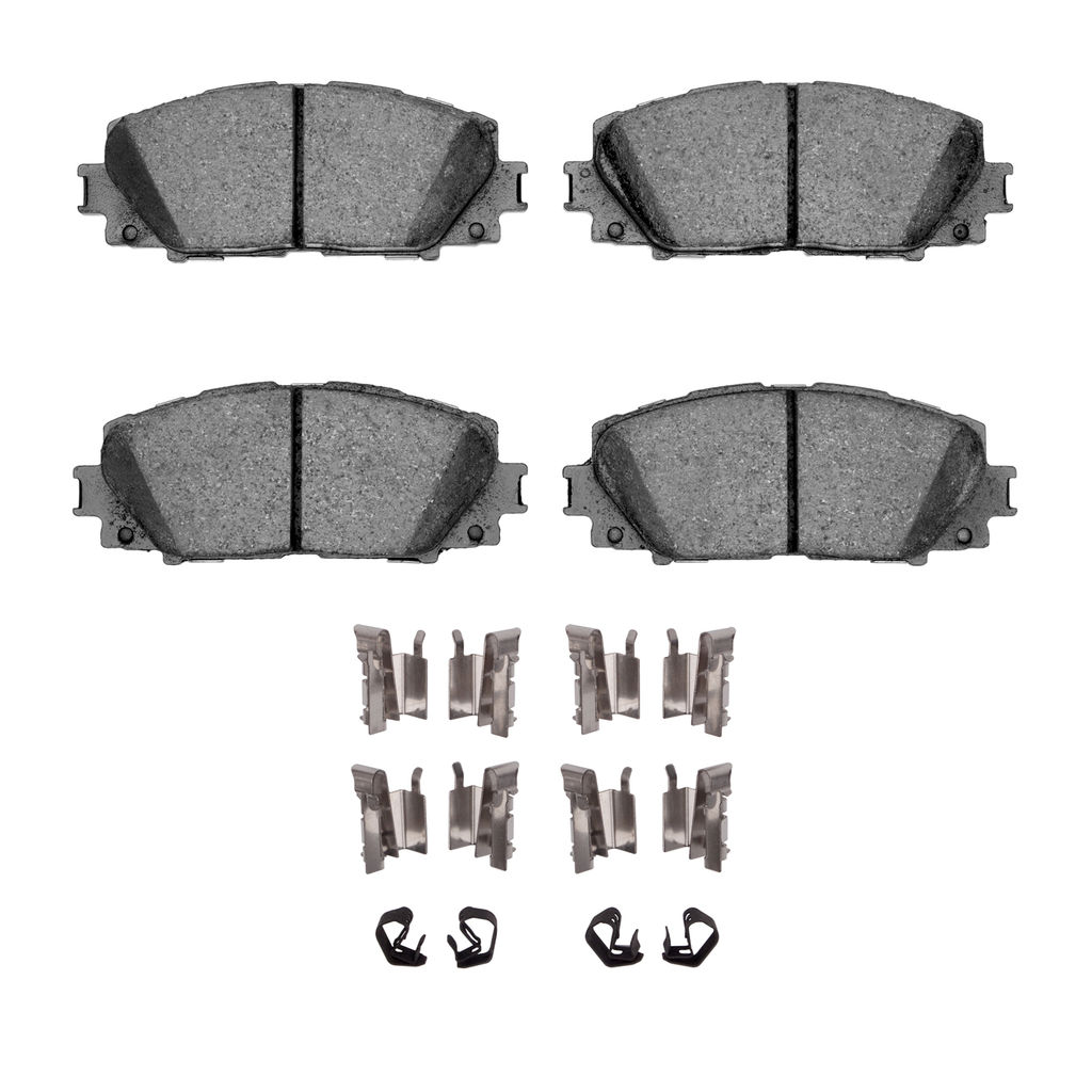 Dynamic Friction 4000-1184-01 - HybriDynamic Brake Pads Hardware Kit