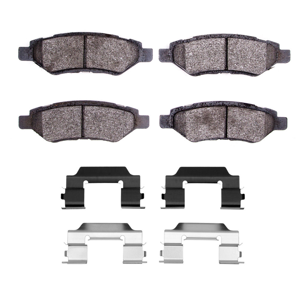 Dynamic Friction 4000-1337-01 - HybriDynamic Brake Pads Hardware Kit