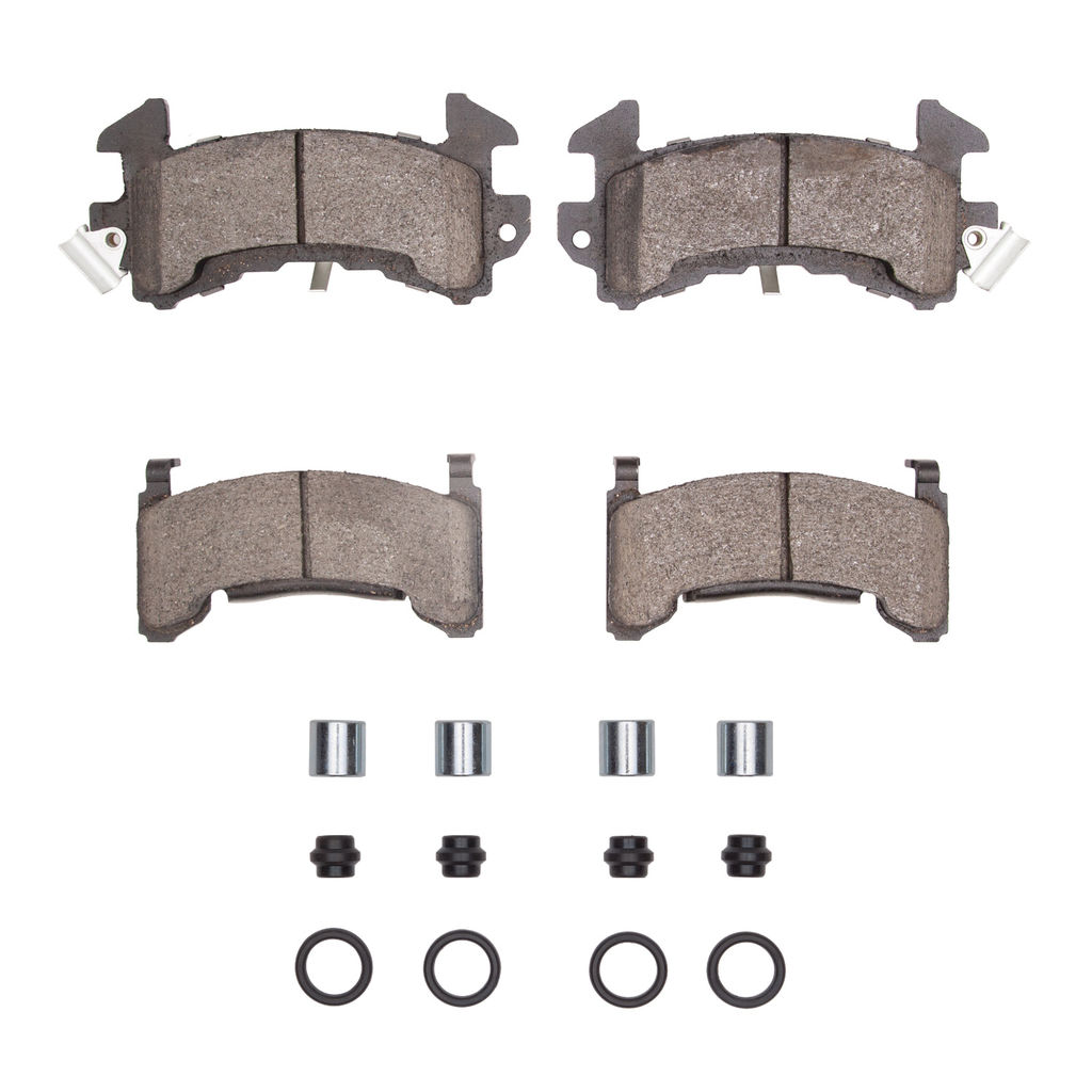 Dynamic Friction 4000-0202-01 - HybriDynamic Brake Pads Hardware Kit