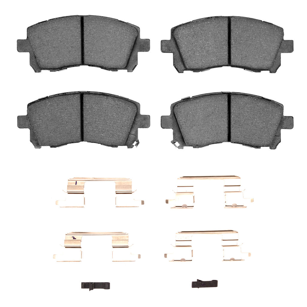 Dynamic Friction 4000-0721-01 - HybriDynamic Brake Pads Hardware Kit