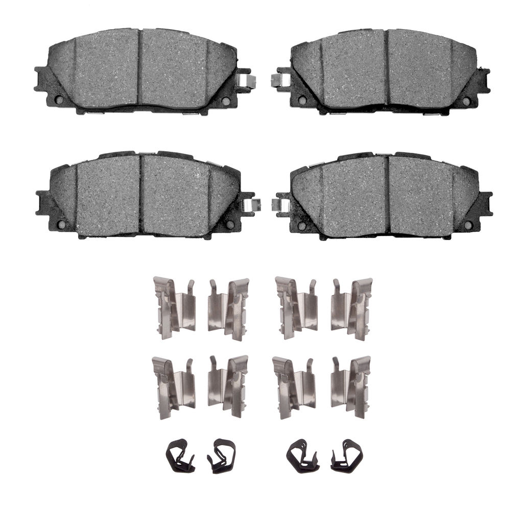 Dynamic Friction 4000-1184-11 - HybriDynamic Brake Pads Hardware Kit