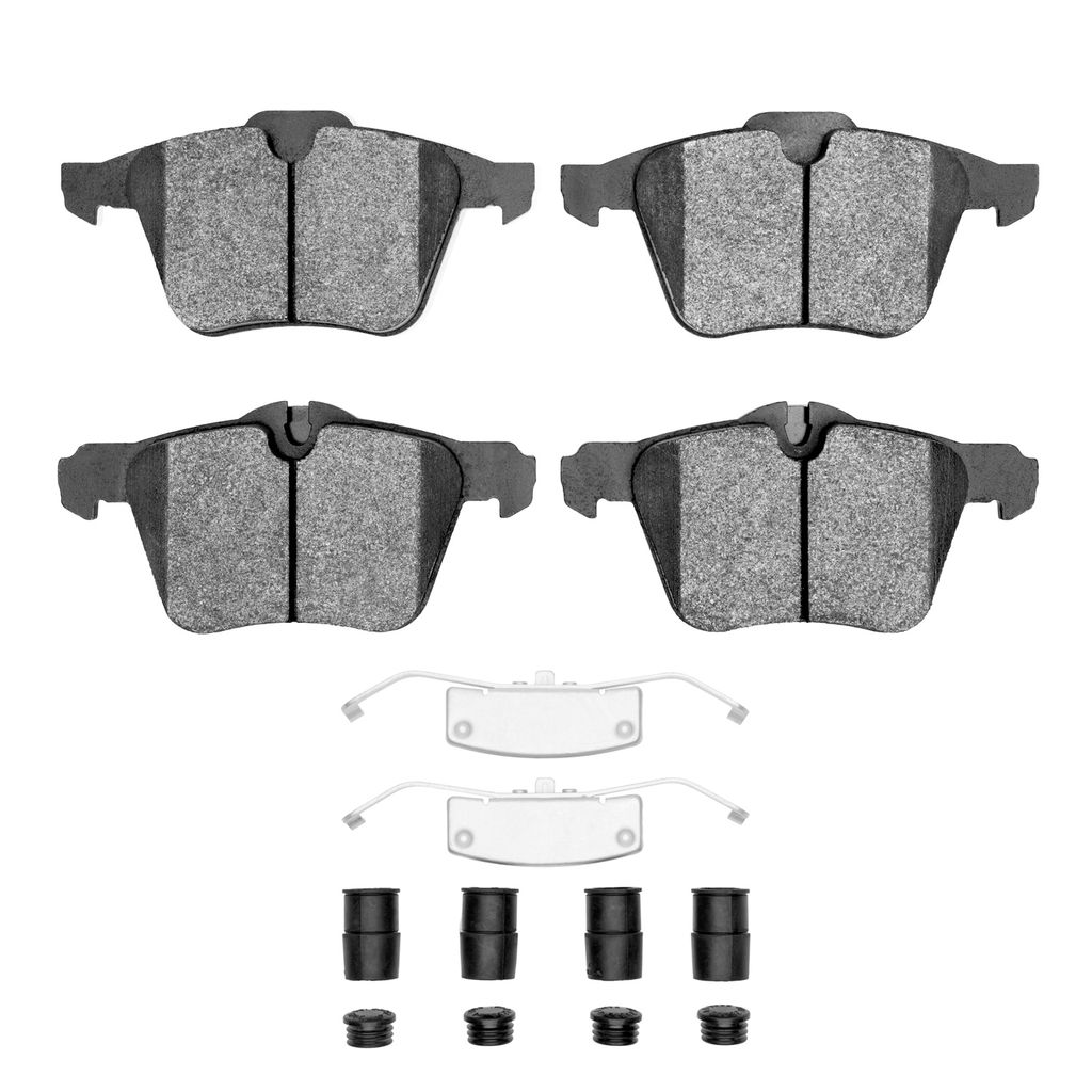 Dynamic Friction 4000-1240-02 - HybriDynamic Brake Pads Hardware Kit