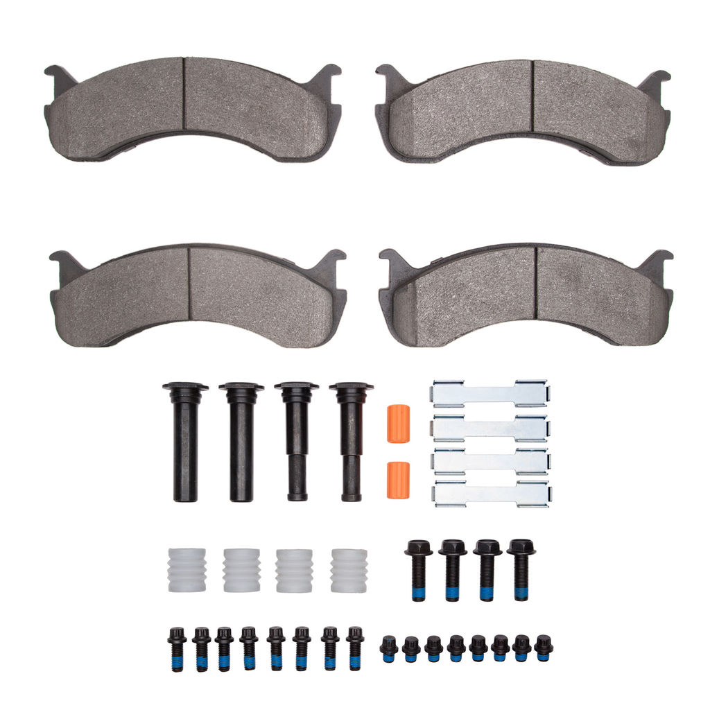Dynamic Friction 4000-0786-11 - HybriDynamic Brake Pads Hardware Kit