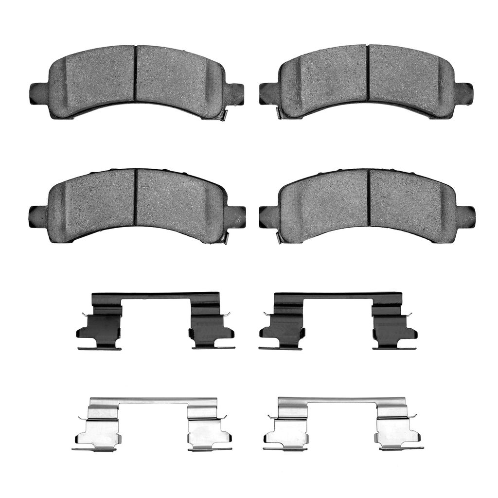Dynamic Friction 4000-0974-11 - HybriDynamic Brake Pads Hardware Kit