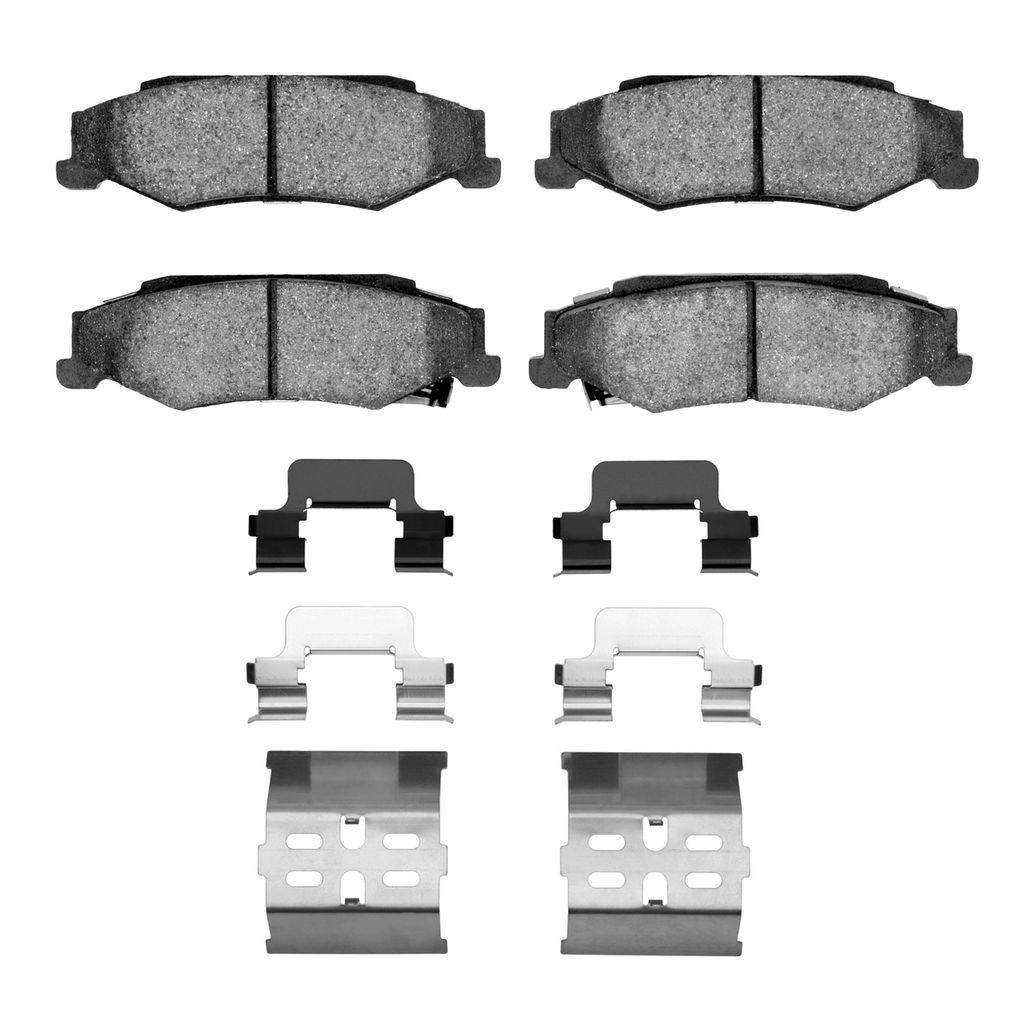 Dynamic Friction 4000-0732-01 - HybriDynamic Brake Pads Hardware Kit