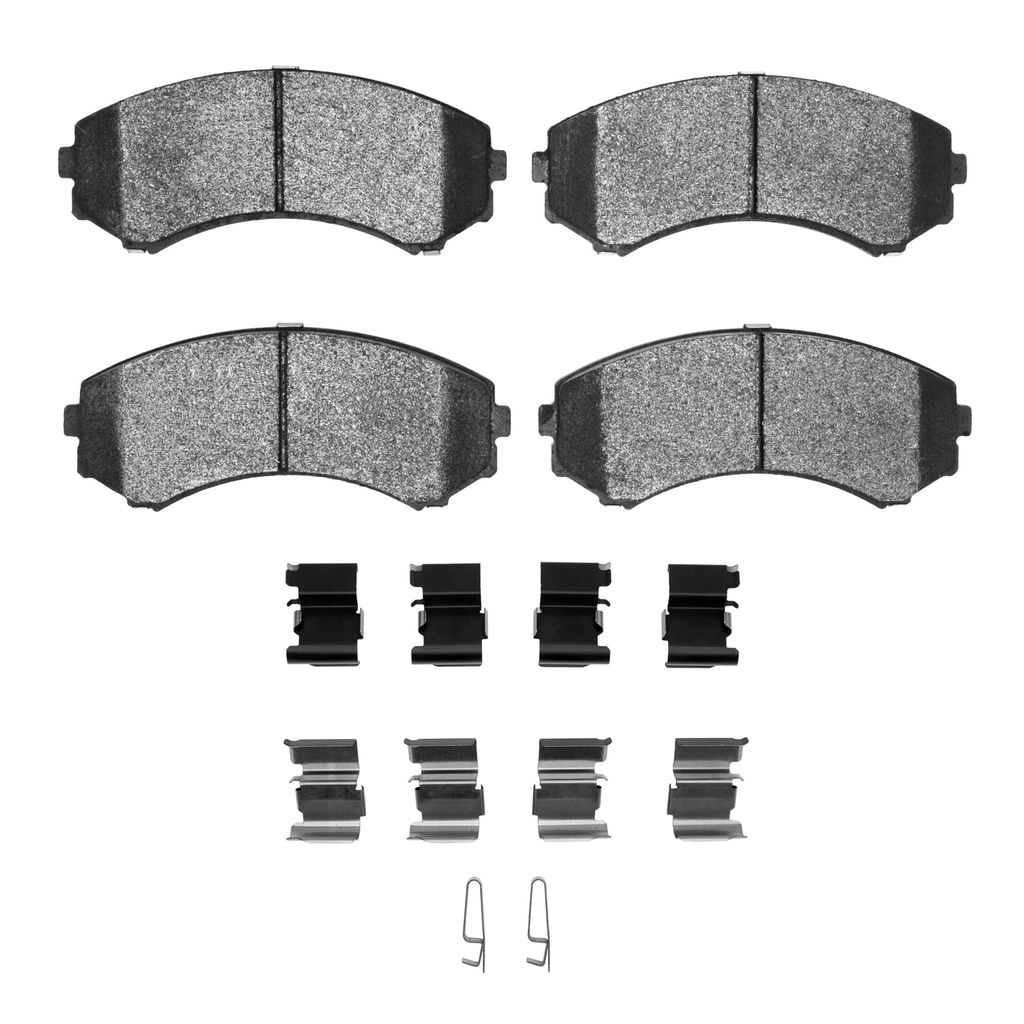 Dynamic Friction 4000-0550-01 - HybriDynamic Brake Pads Hardware Kit