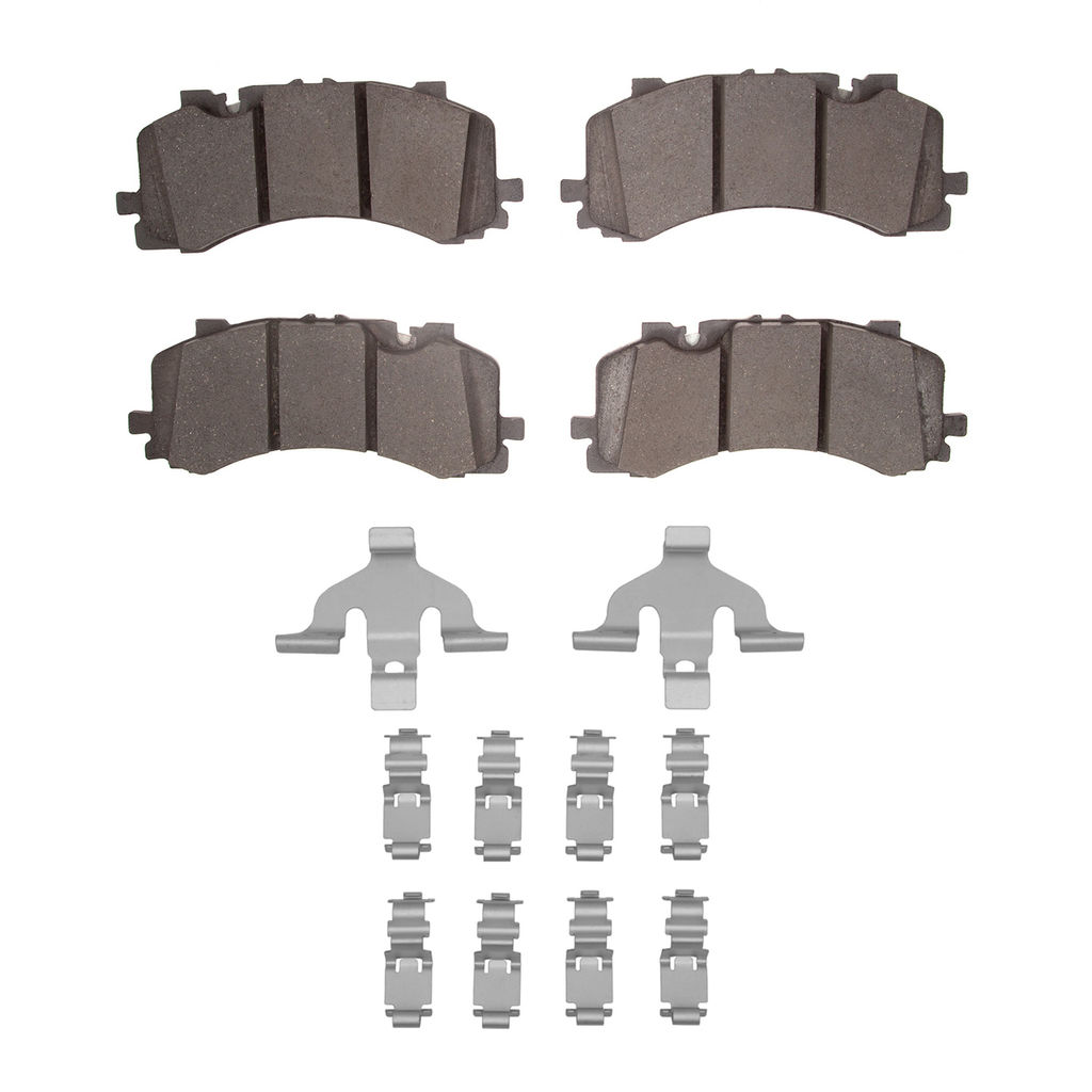 Dynamic Friction 1552-1952-01 - 5000 Advanced Brake Pads - Ceramic and Hardware Kit