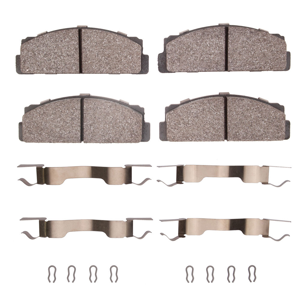 Dynamic Friction 4000-0054-11 - HybriDynamic Brake Pads Hardware Kit