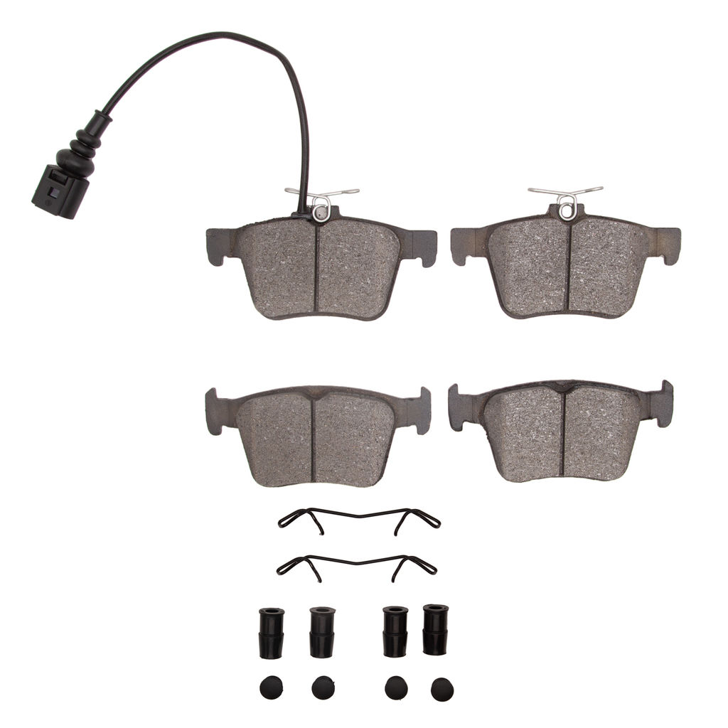 Dynamic Friction 4000-1761-02 - HybriDynamic Brake Pads Hardware Kit