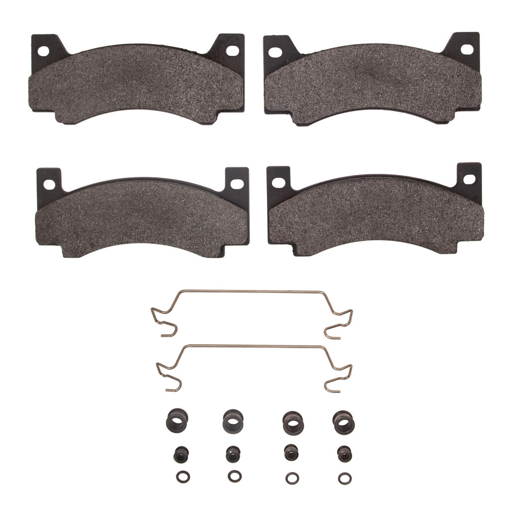 Dynamic Friction 4000-0085-02 - HybriDynamic Brake Pads Hardware Kit